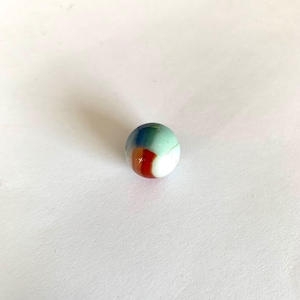 1 vintage opaque multi color marble, antique marbles, vintage marbles, old marbles, marbles vintage, marbles, collector marble, uv marbles