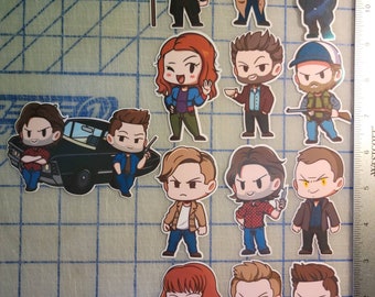 Supernatural Character Sticker MEGA PACK!