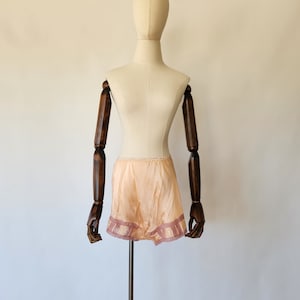 1940s Panties - Silky Sheer Offwhite Jersey Knit Panty