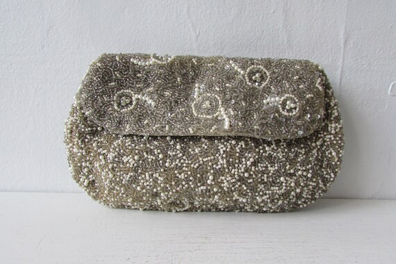 vintage bag | 1960's purse | 1960s clutch | beaded