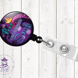 A Lil&#39; Bit of Wicked | Villains Fan Art Retractable ID Badge Holder