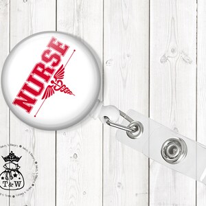 Nurse Retractable ID Badge Holder | Nurse Badge Reel