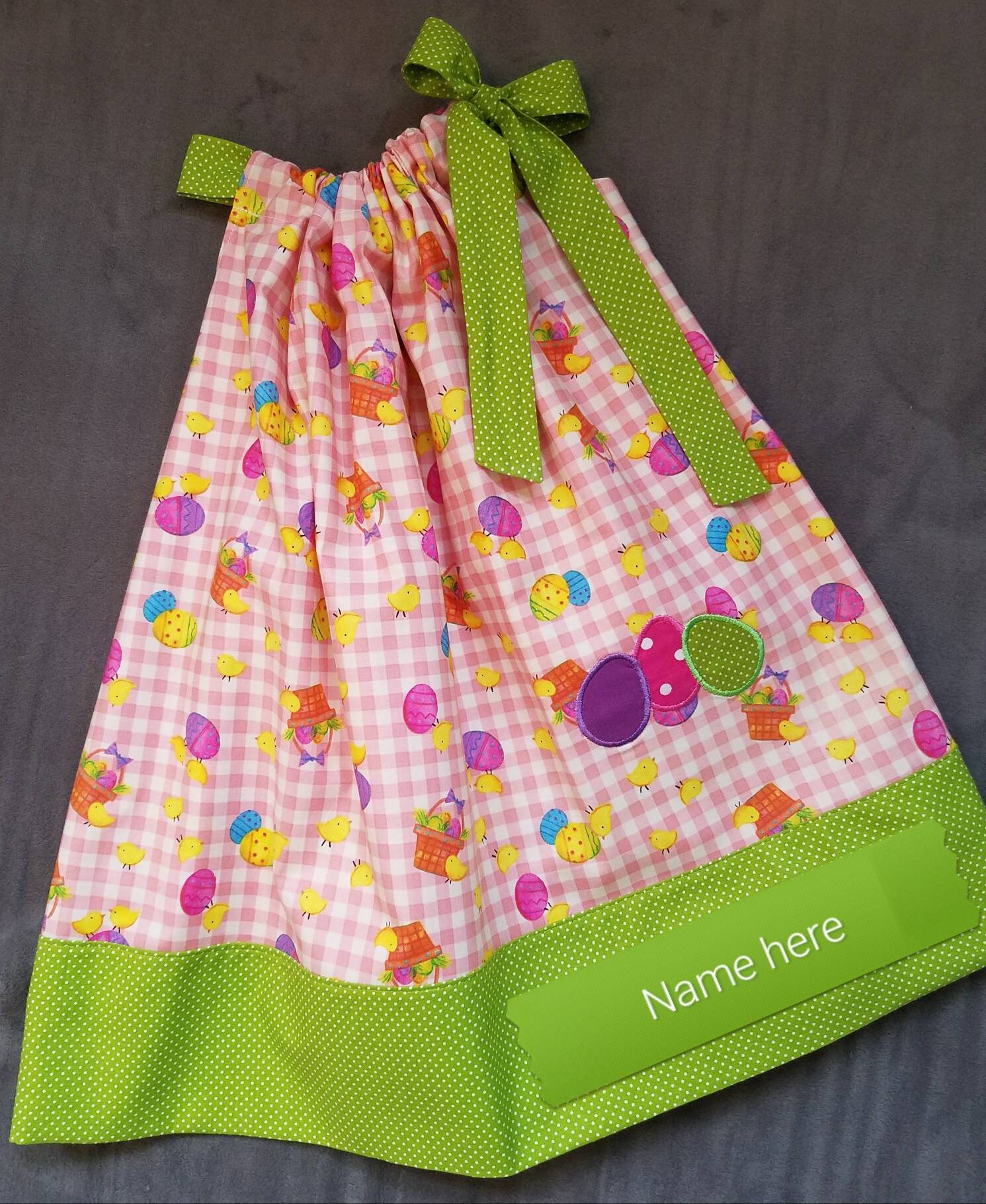 Girls Easter / Easter Egg Hunt Pillow Case Dress - Etsy Girls Easter / Easter Egg Hunt Pillow Case Dress - Etsy