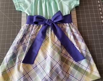 plaid easter dress