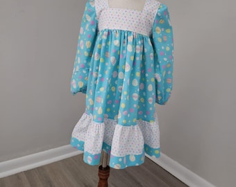 Baby Girl/ Girls Easter Dress with Large Removable Bow