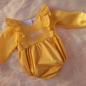 First Birthday Romper / First trip around the sun/ photo prop/ Sun Birthday Romper