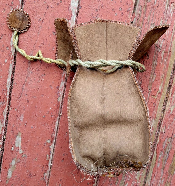 1920's Leather Bag - image 8