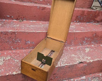 Catálogo de recetas Weis de madera vintage de 13 pulgadas