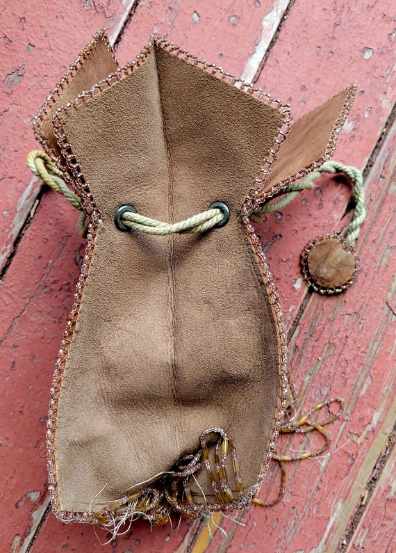 1920's Leather Bag - image 7