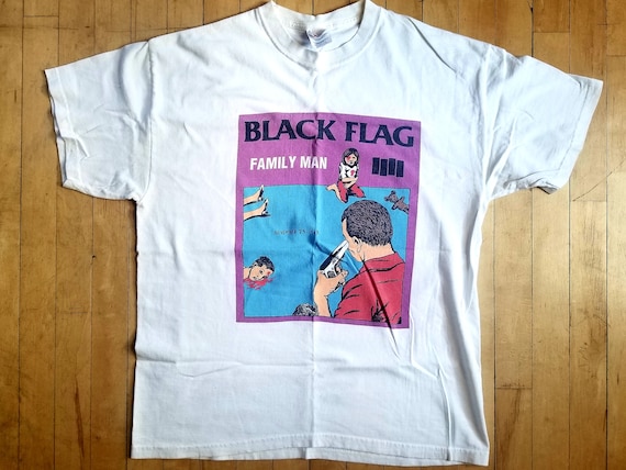 Vintage Black Flag "Family Man" Shirt Sz L