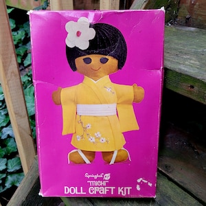 1970 Springbok Michi Doll Craft Kit
