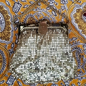 Vintage Whiting & Davis Art Deco Style Mesh Purse