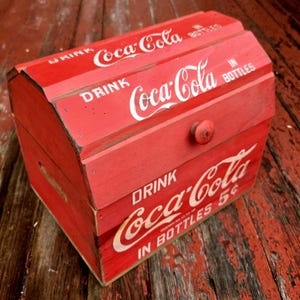 Coca Cola Antique Box - Etsy