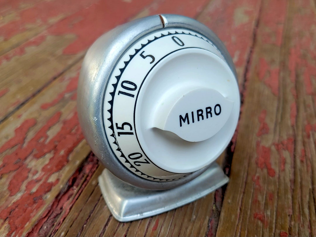 Vintage Mirro 60 Minute Timer for Kitchen Baking Eggs Etc Etsy
