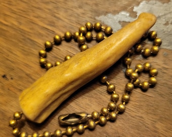 Vintage Antler Light Pull with Chain