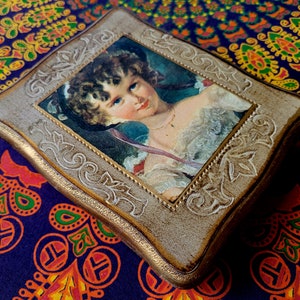 Vintage Mele Jewelry Box