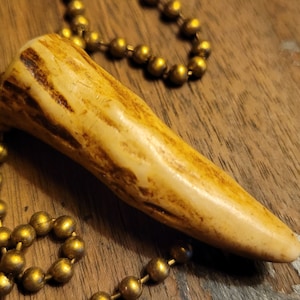 Vintage gewei licht trekken met ketting