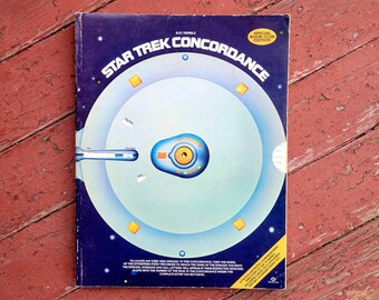 Vintage 1976 Star Trek Concordance Manual