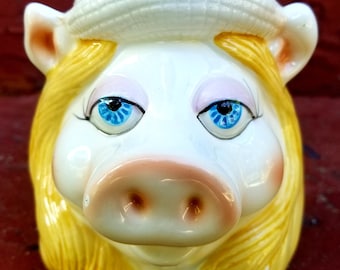 Vintage Fräulein Piggy Becher