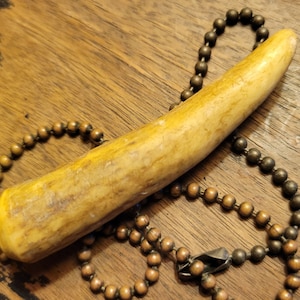 Vintage gewei licht trekken met ketting