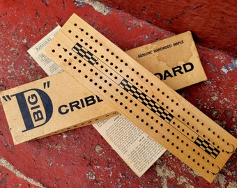 Vintage Are-Jay Cribbage Board