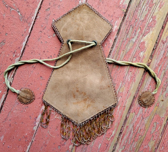 1920's Leather Bag - image 2