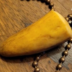 Vintage gewei licht trekken met ketting