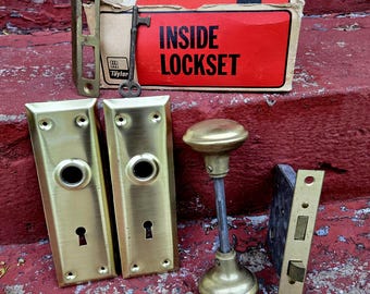 Juego de cerraduras de interior vintage Taylor n.° 1000