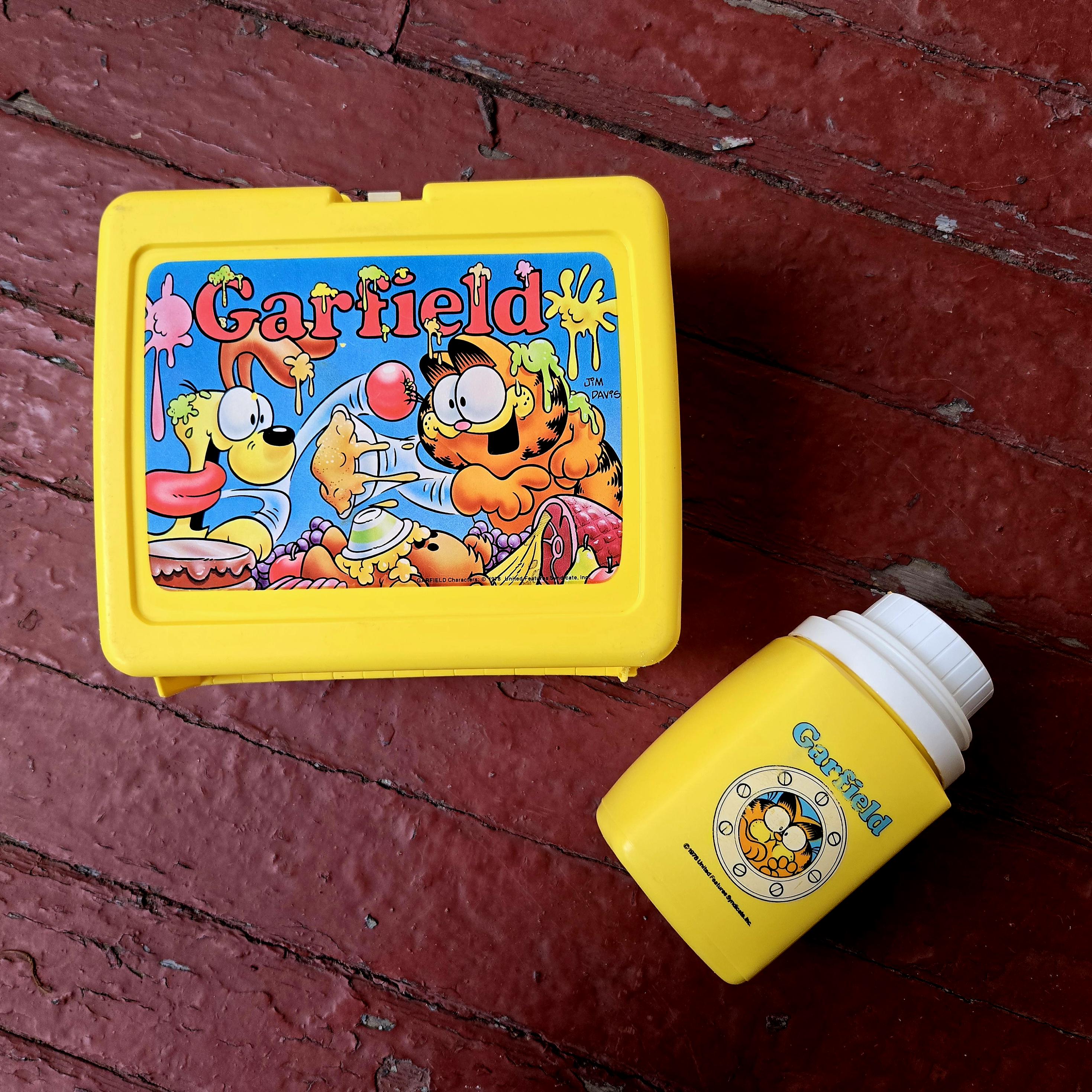 Vintage Garfield Lunchbox - Etsy