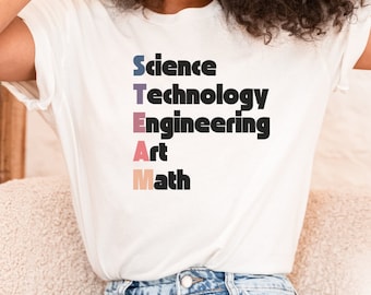 STEAM Light Shirt | Artist in Tech | Gift for Stem Graduate | Engineering Gift | Coding | Artist Shirt