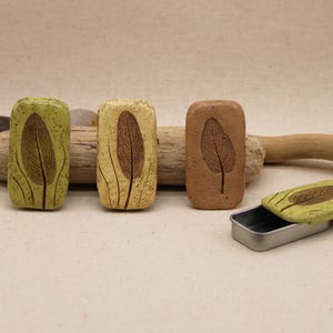 Sliding Pill or Stash Box &quot;Sage Leaf Nature Herbs Spirits&quot;
