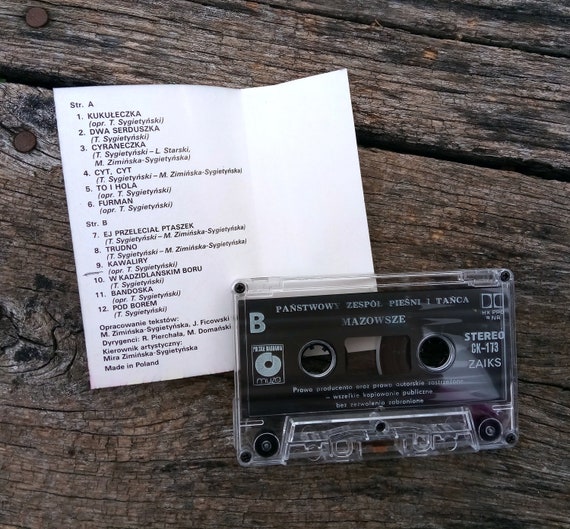 Mazowsze The Polish Song And Dance Ensemble Cassette Tape Etsy
