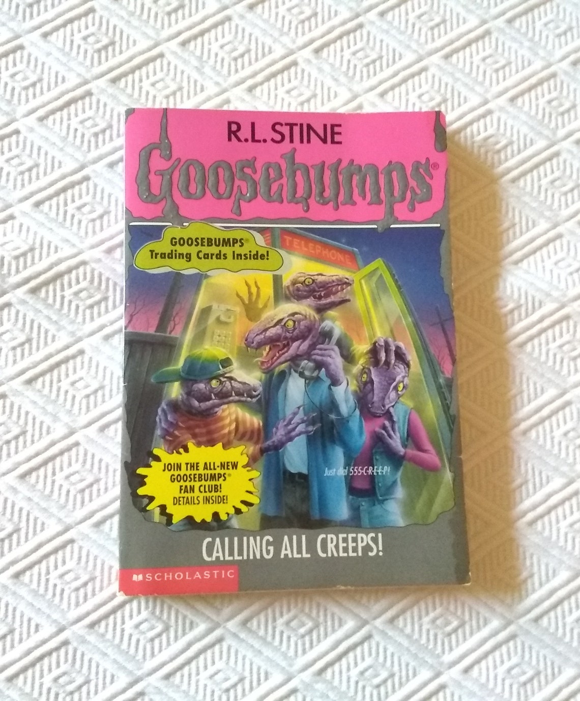Vintage Goosebumps Book RL Stine Calling All Creeps Number