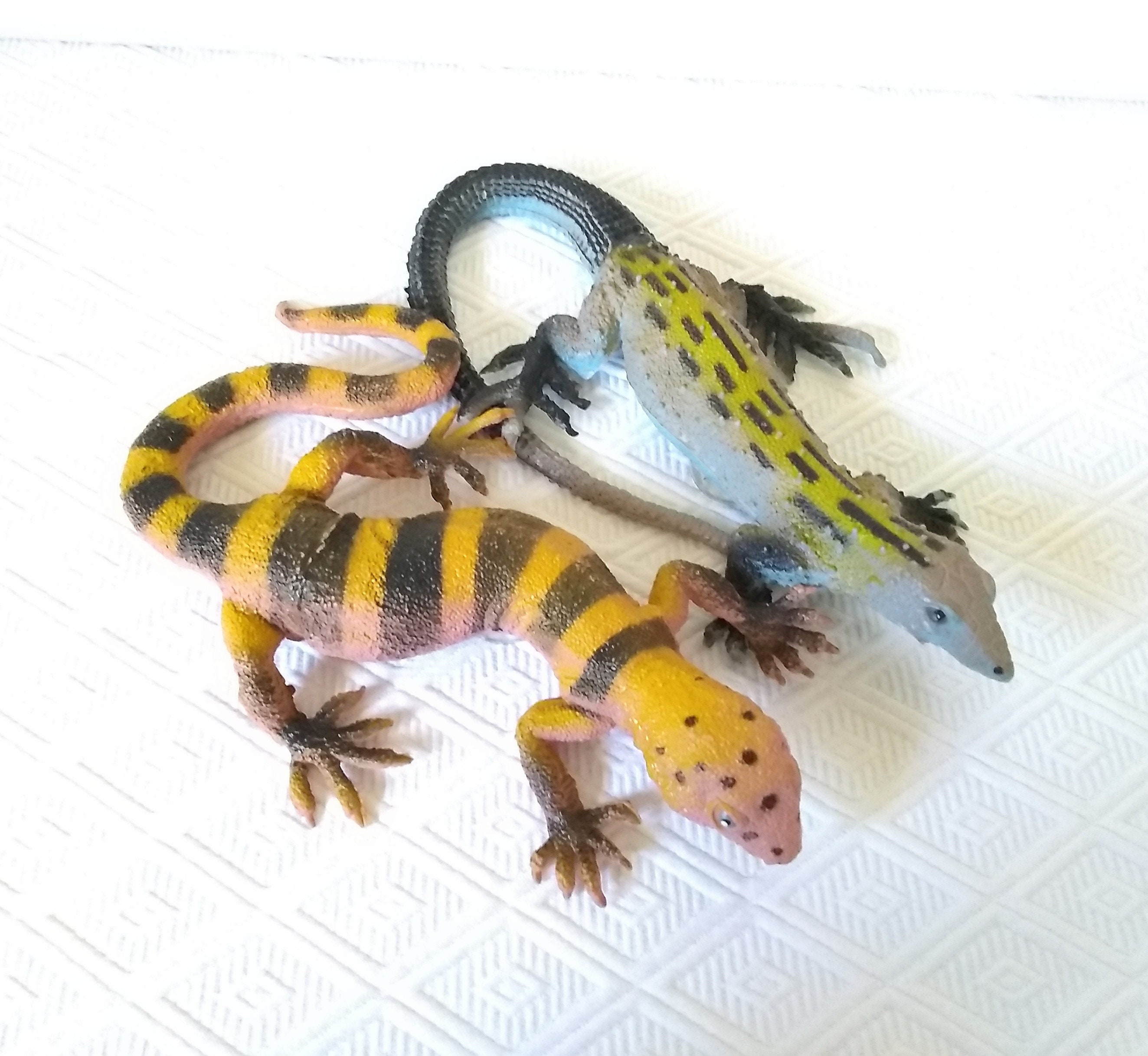 Vintage Toy Lizards Made by Imperial Set of 2 Suction Cup Etsy UK