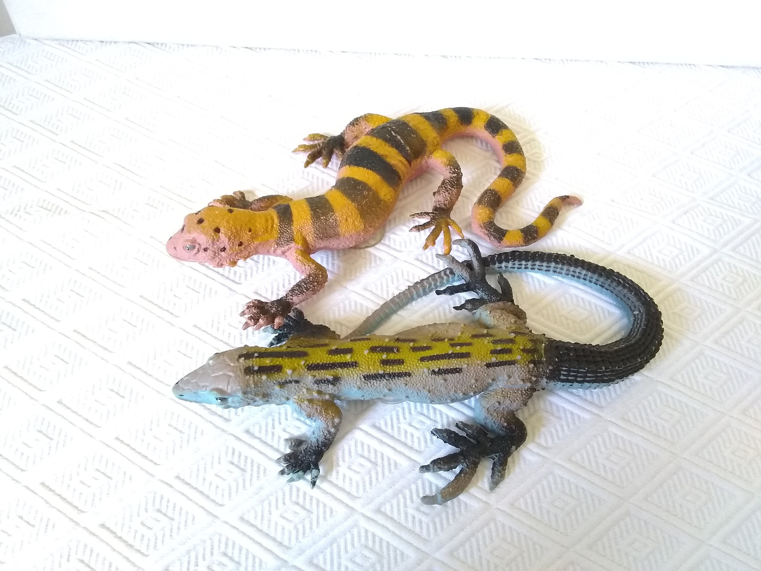 Vintage Toy Lizards Made by Imperial Set of 2 Suction Cup Etsy UK