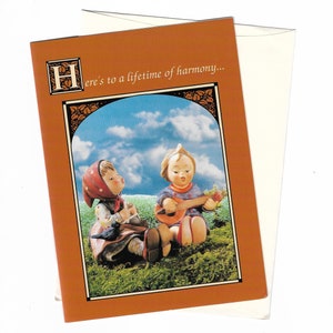 Vintage Hummel Greeting Card from Applause Congratulations On Your Wedding