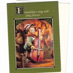 Vintage Hummel Greeting Card from Applause Friendship Thank You