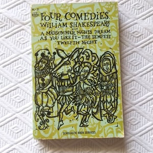 Four Comedies William Shakespeare A Midsummer Night&#39;s Dream As You Like It The Tempest Twelfth Night