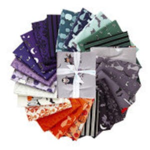 Spooky Hallow 24 Piece Fat Quarter Bundle by Melissa Mortenson for Riley Blake