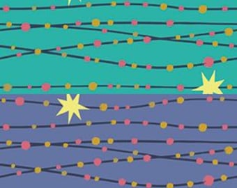 Twinkle Light Cotton Fabric from Night of the Nutcracker - by the Half Yard