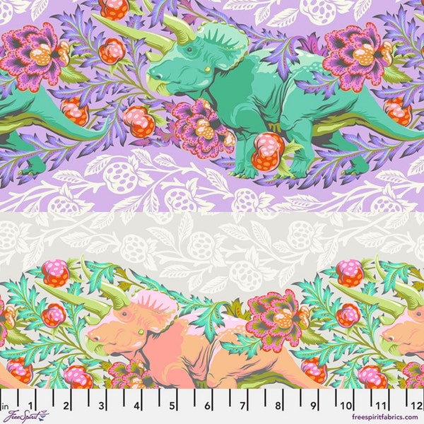 Trifecta from ROAR! by Tula Pink - by the Half Yard - 100% Cotton Fabric