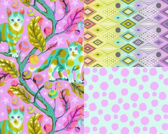 Tabby Road Deja Vu Minky von Tula Pink