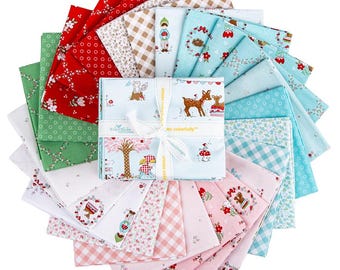 Whimsical Woodland by Tasha Noel  fat quarter bundle- 24 pieces - 100% Cotton