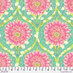 Moonbeam Daisy and Confused from Untamed by Tula Pink - in half yard increments - 100% cotton