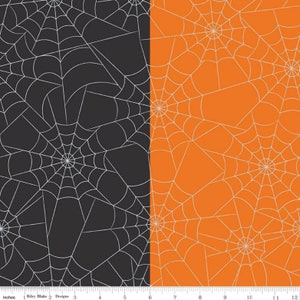 Spinnennetz Stoff mit breiter Rückseite - 100% Baumwollstoff - Meterware