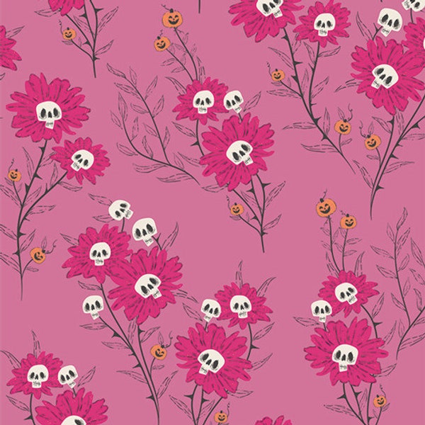 Wicked Blooms from Sweet n' Spookier by Art Gallery Fabrics - by the Half Yard