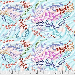 Mapa migratorio de Migration de Lorraine Turner - by the Half Yard