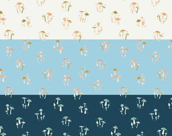 Wildwood Wander Mushrooms - by Katherine Lenius - sold by the Half Yard