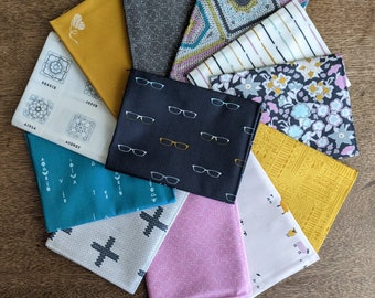 Hooked - 12  Fat Quarter Bundle by Mr Domestic