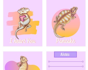 Printable Bearded Dragon Journal